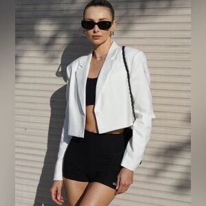 Alo first class White Cropped Blazer